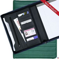 Zippered Italia Leatherette Padfolio